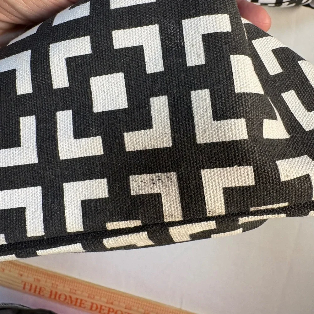 London Soho, Makeup Bag Set, Black White, OS, Good